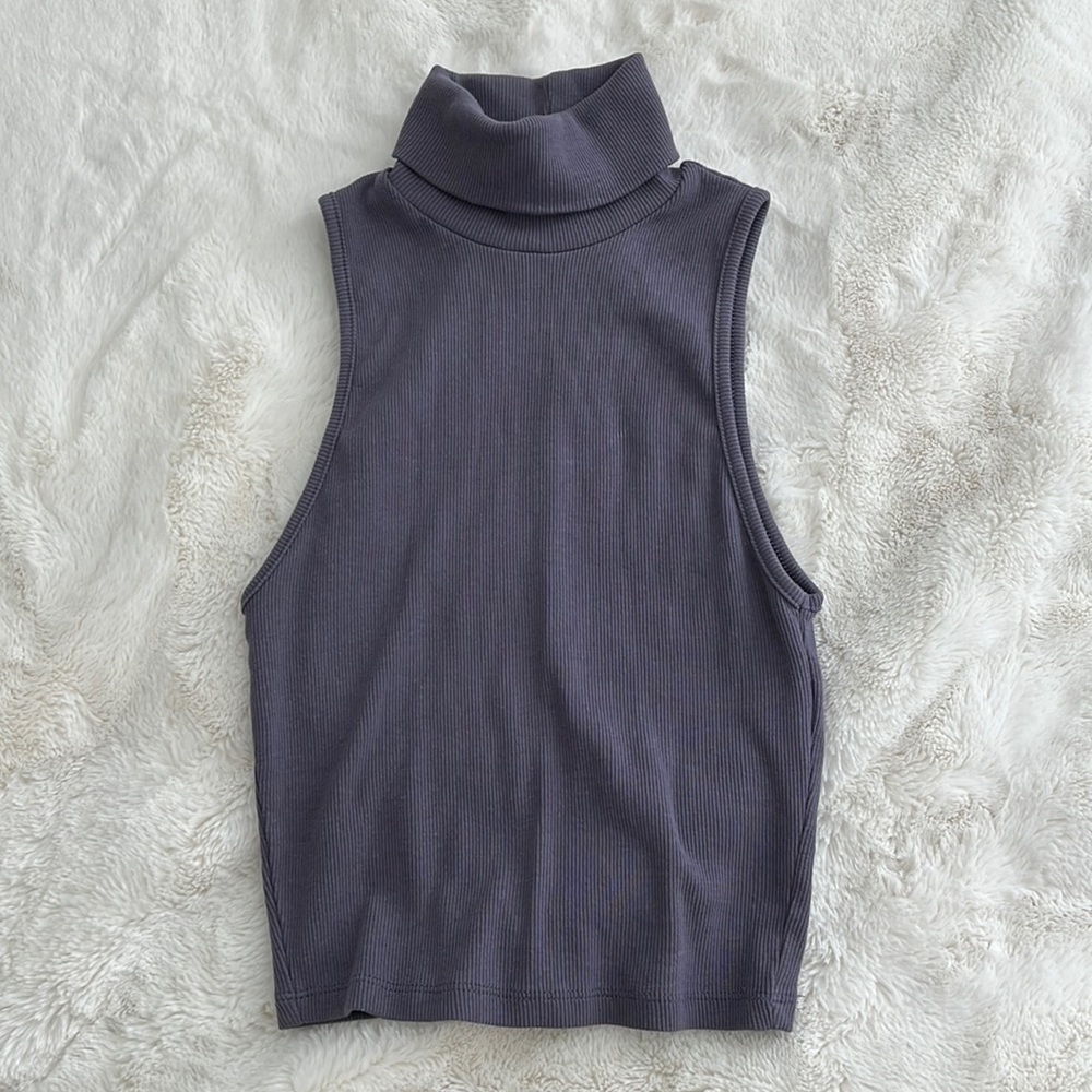 Zara turtleneck tank top